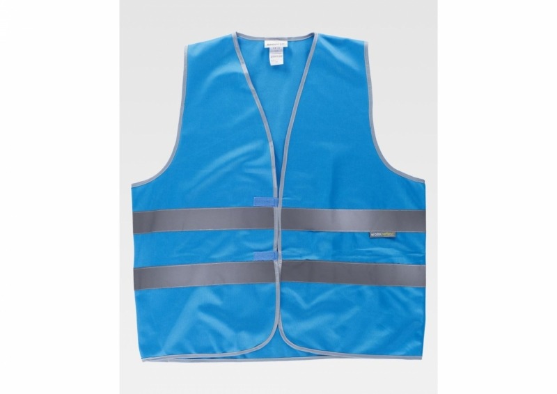 Mil Cenas - Colete Reflector 2 Faixas Ref. HVTT03 3