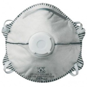 Mil Cenas - Máscara Descartável Válvula FFP2 NR D Ref. 23238 1
