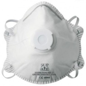 Mil Cenas - Máscara Descartável Válvula FFP2 NR D Ref.23206 1